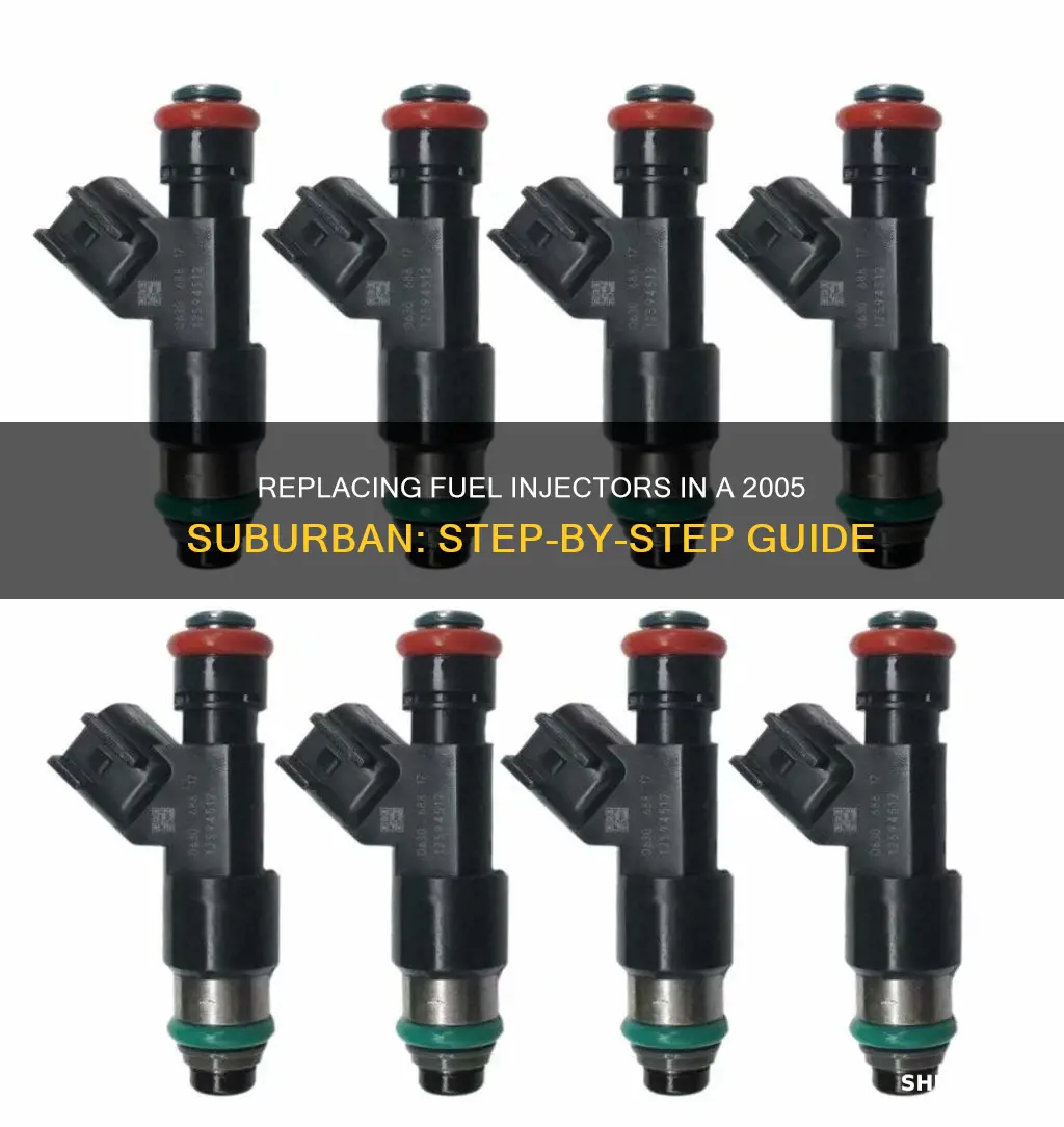 how to change a 2005 suburban fuel injectors