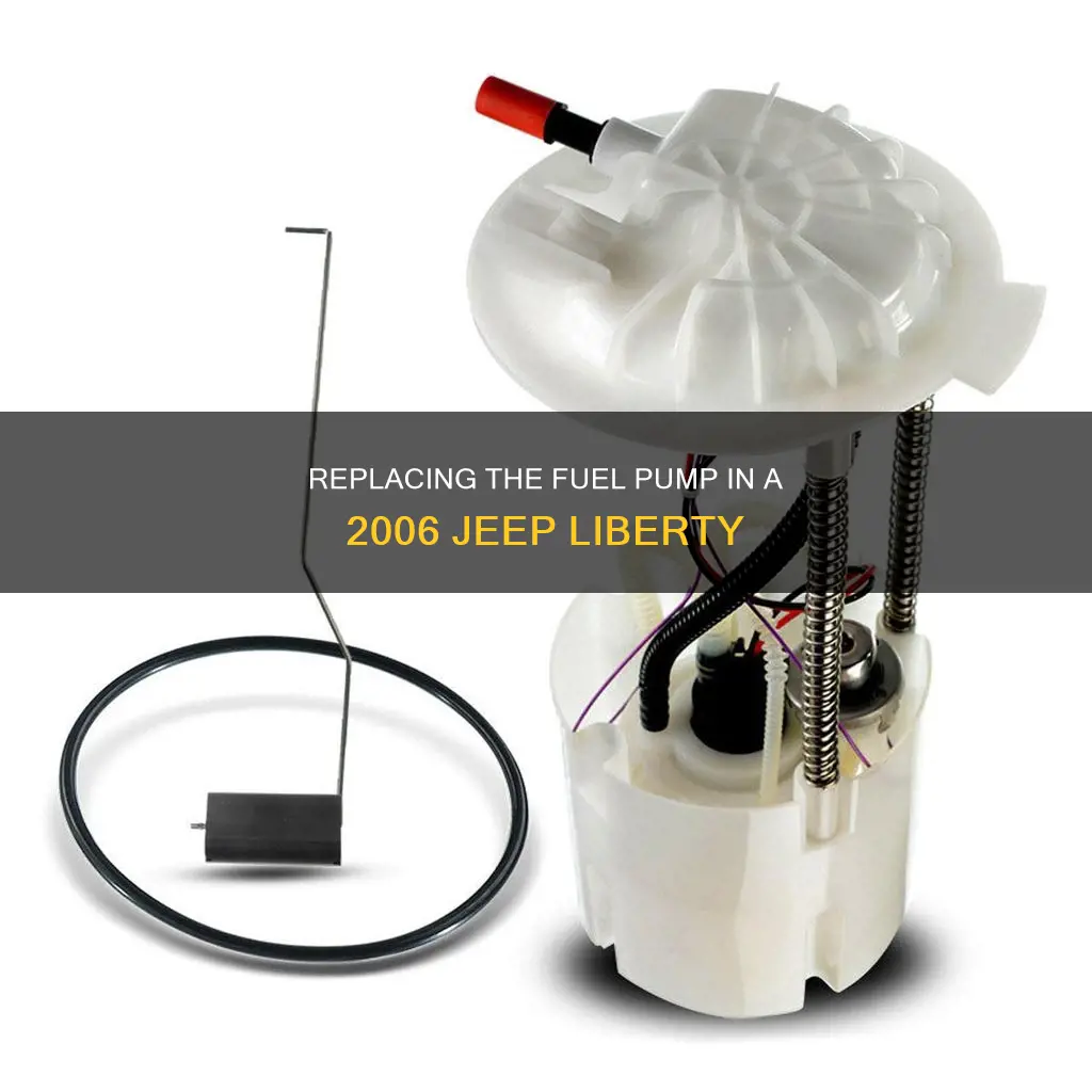 how to change a 2006 jeep liberty fuel pump