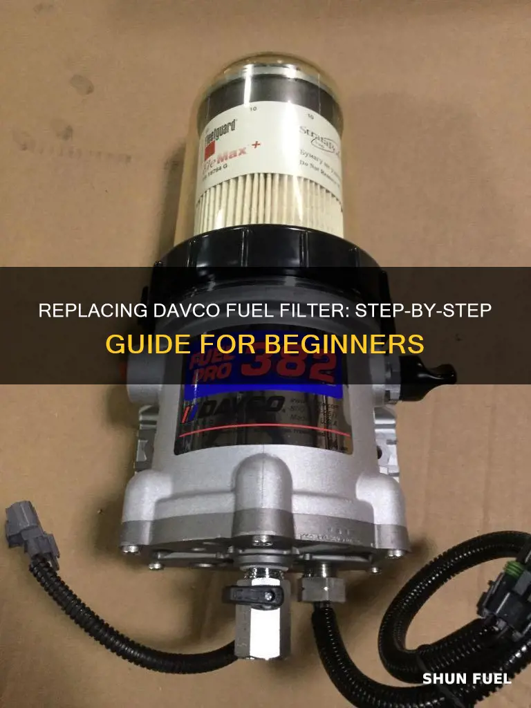 how to change a davco fuel filter