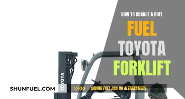 Converting a Dual Fuel Toyota Forklift: A Comprehensive Guide