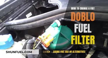 Changing Fuel Filters: Fiat Doblo Guide