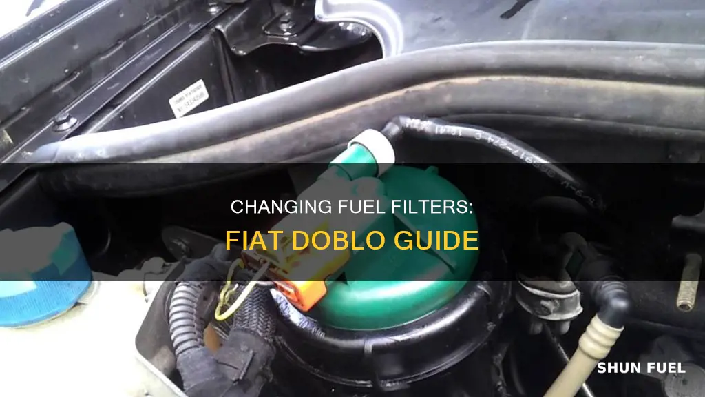 how to change a fiat doblo fuel filter