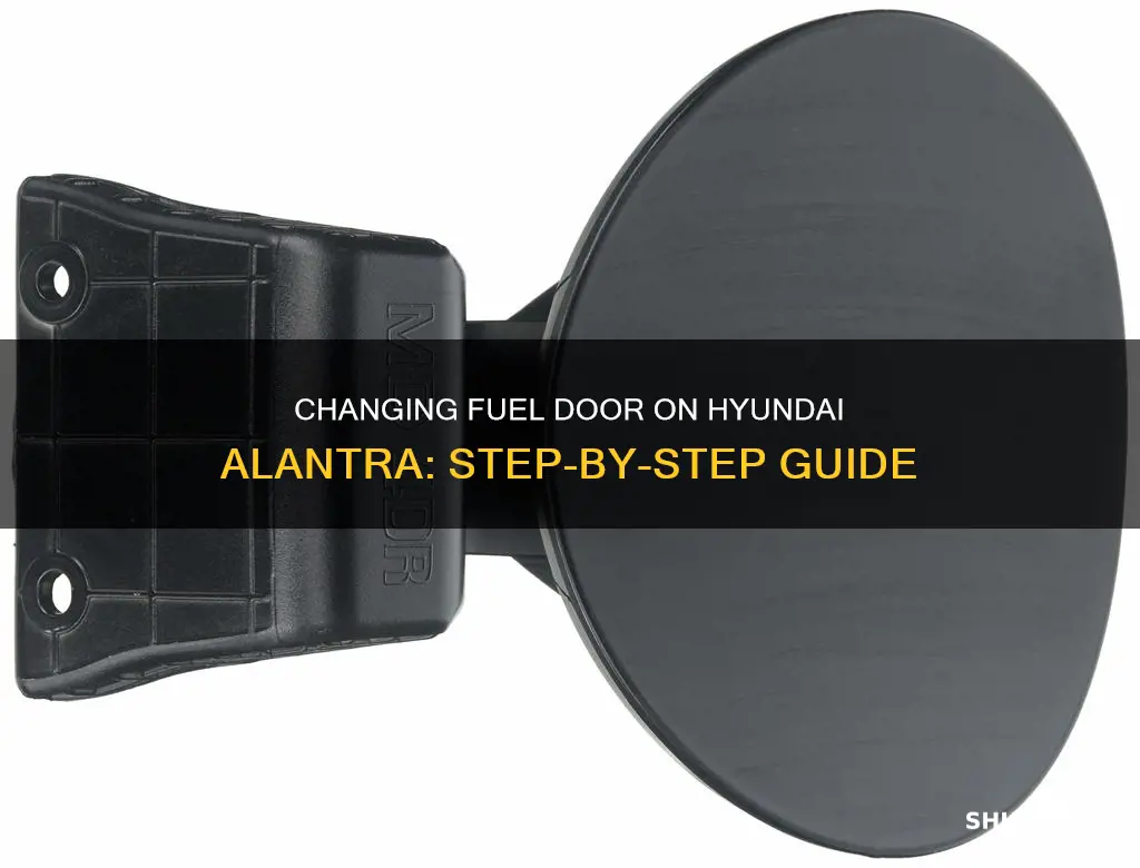 how to change a fuel door on a hyundai alantra