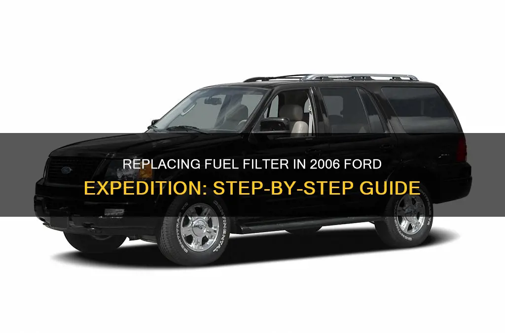 how to change a fuel filter 2006 ford expedition