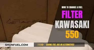 Replacing Fuel Filter: Kawasaki 550 Maintenance Guide