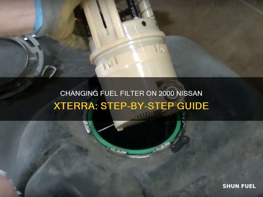 how to change a fuel filter on 2000 nissan xterra