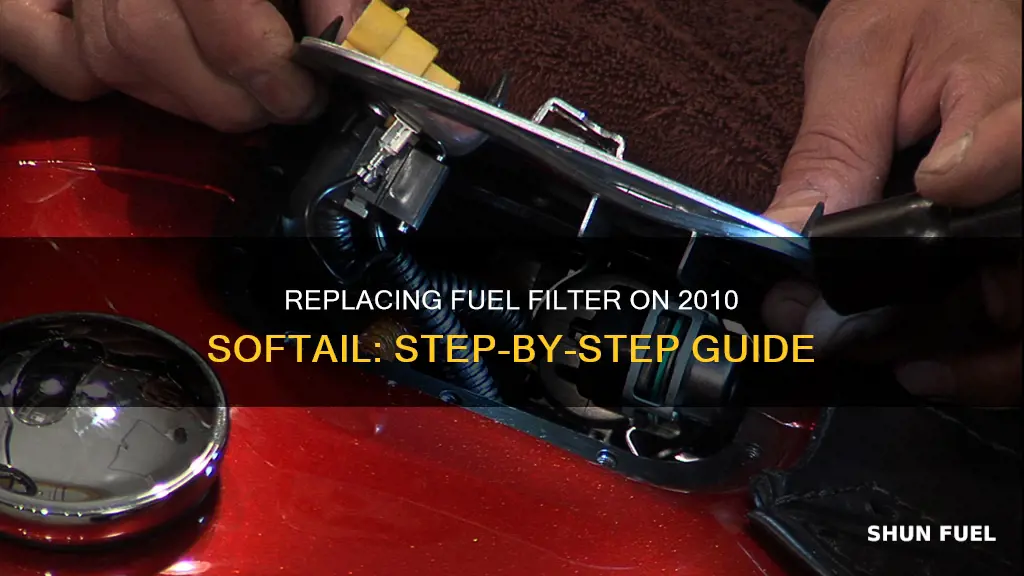 how to change a fuel filter on a 2010 softail