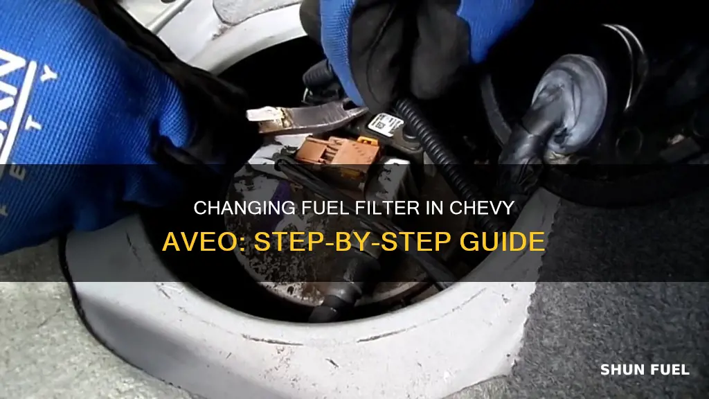 how to change a fuel filter on a chevy aveo