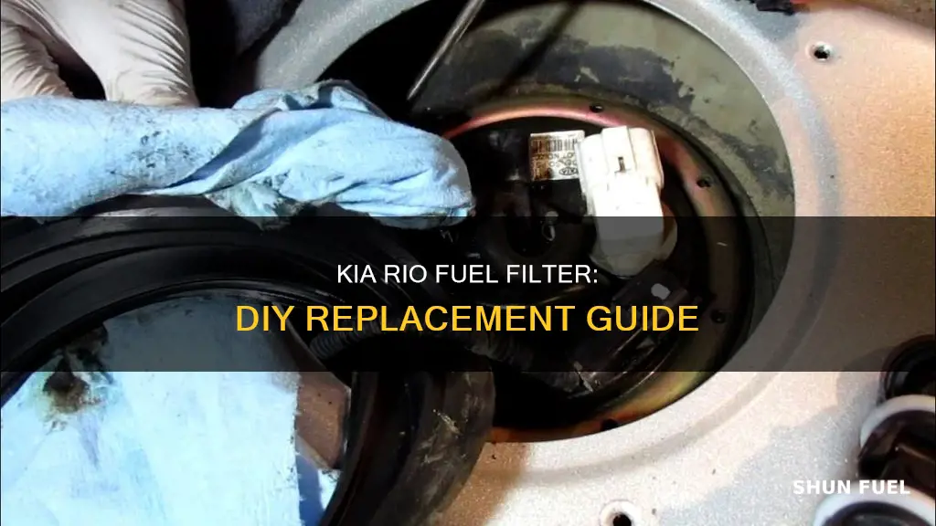 how to change a fuel filter on a kia rio