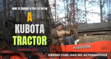 Changing Fuel Filter on Kubota Tractors: Step-by-Step Guide