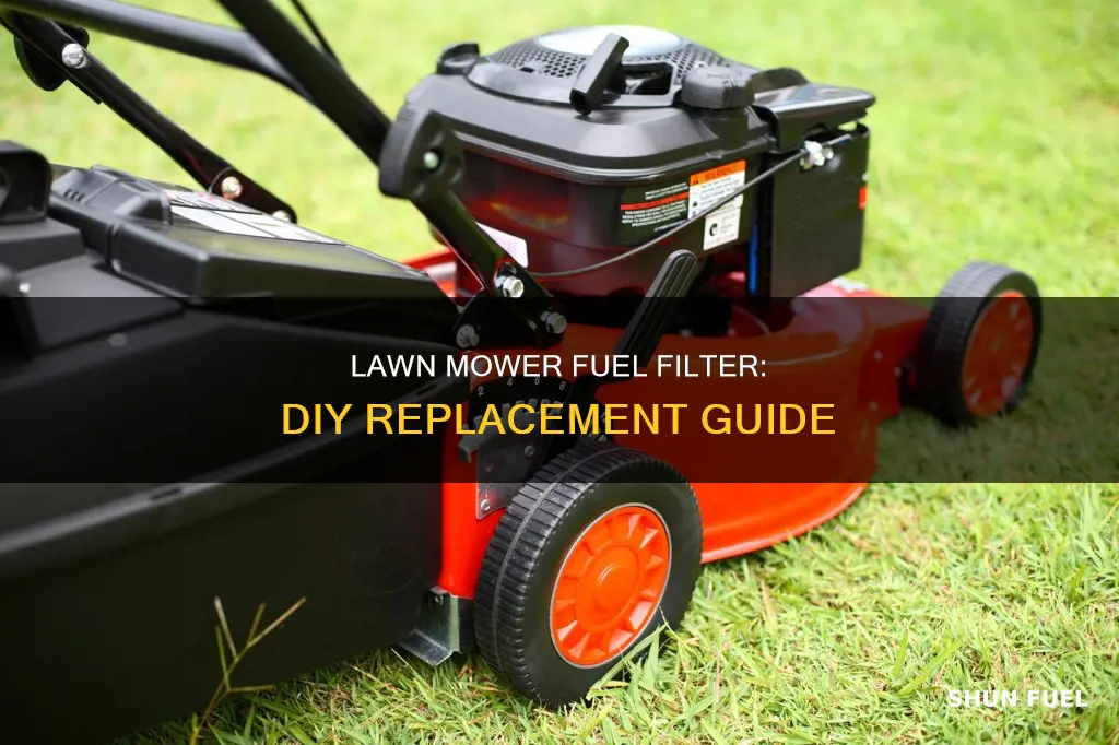 how to change a fuel filter on a lawn mower