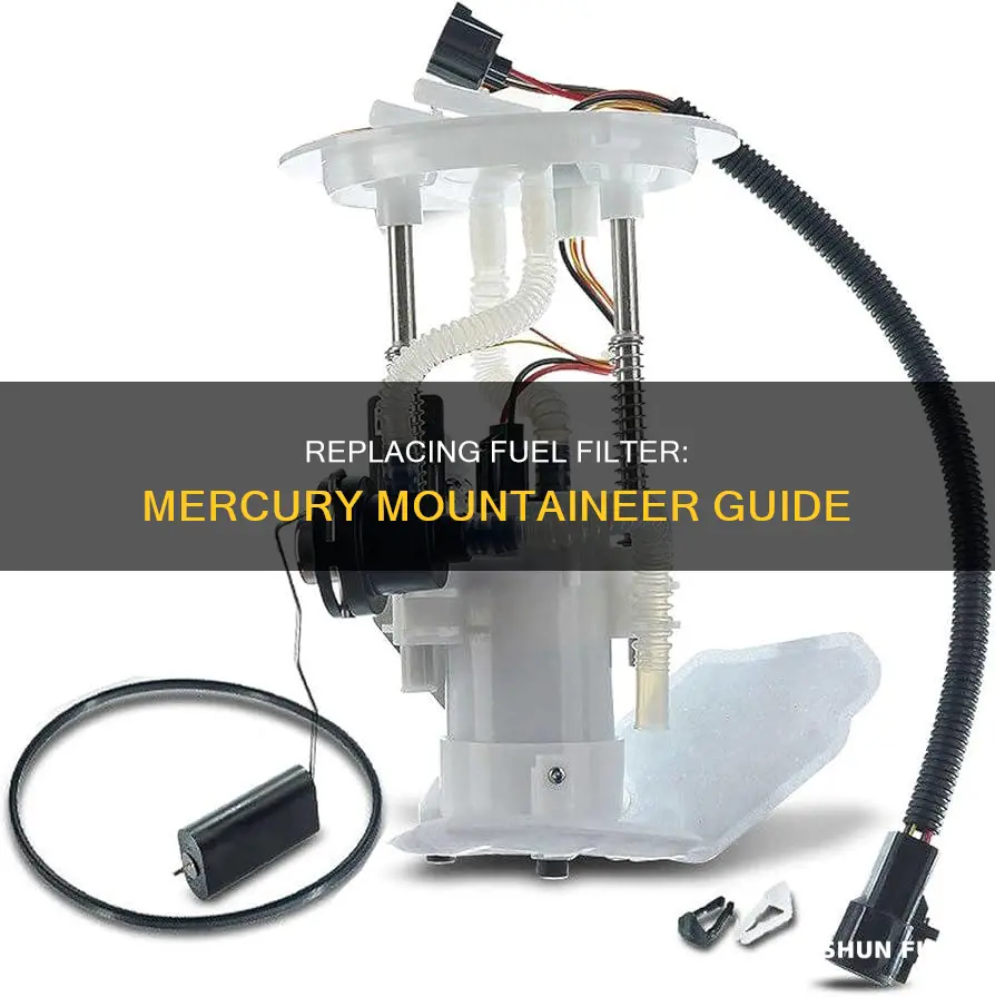 how to change a fuel filter on a mercury mountaineer