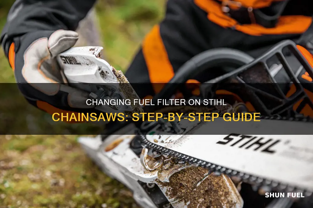 how to change a fuel filter on a stihl chainsaw