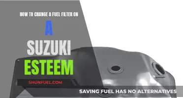 Suzuki Esteem Fuel Filter: DIY Replacement Guide