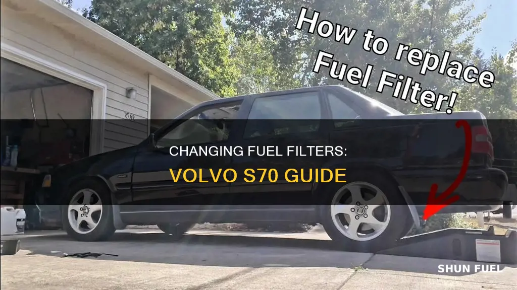 how to change a fuel filter on a volvo s70