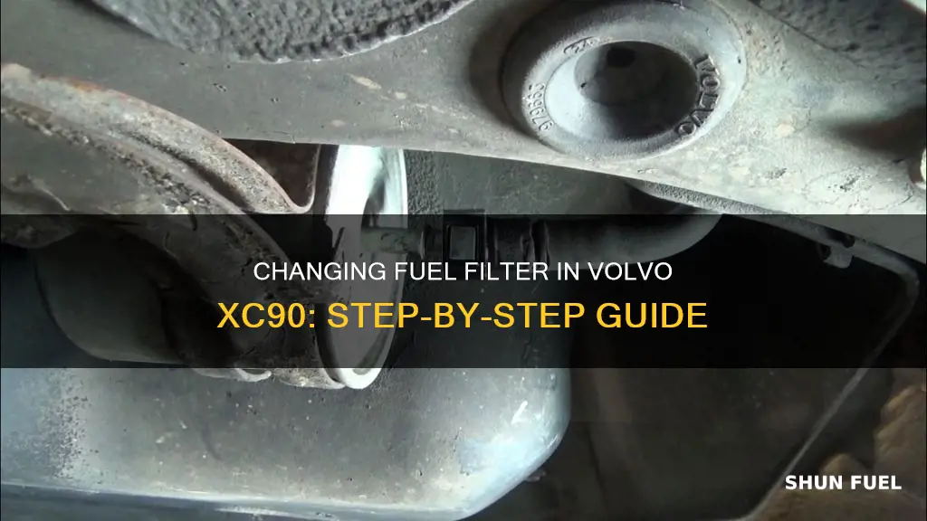 how to change a fuel filter on a volvo xc90