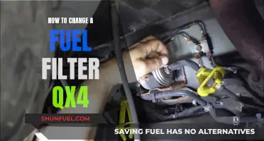 Replacing Fuel Filter in QX4: Step-by-Step Guide