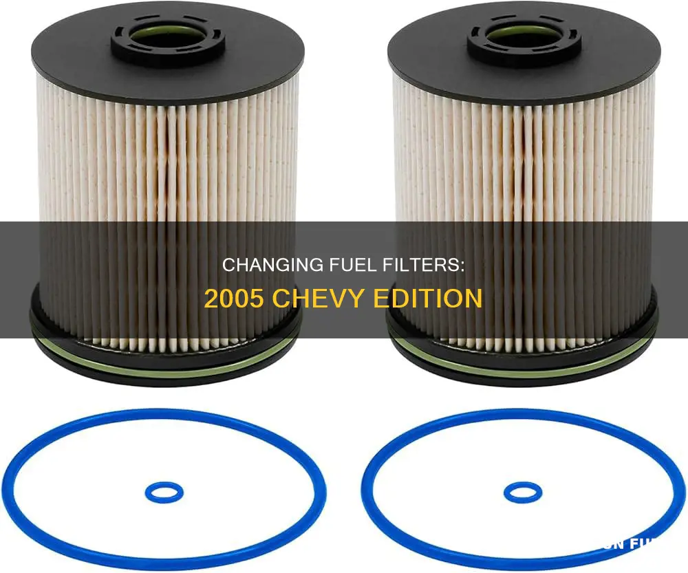 how to change a fuel filter to a 2005 chevy