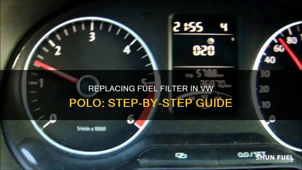 how to change a fuel filter vw polo