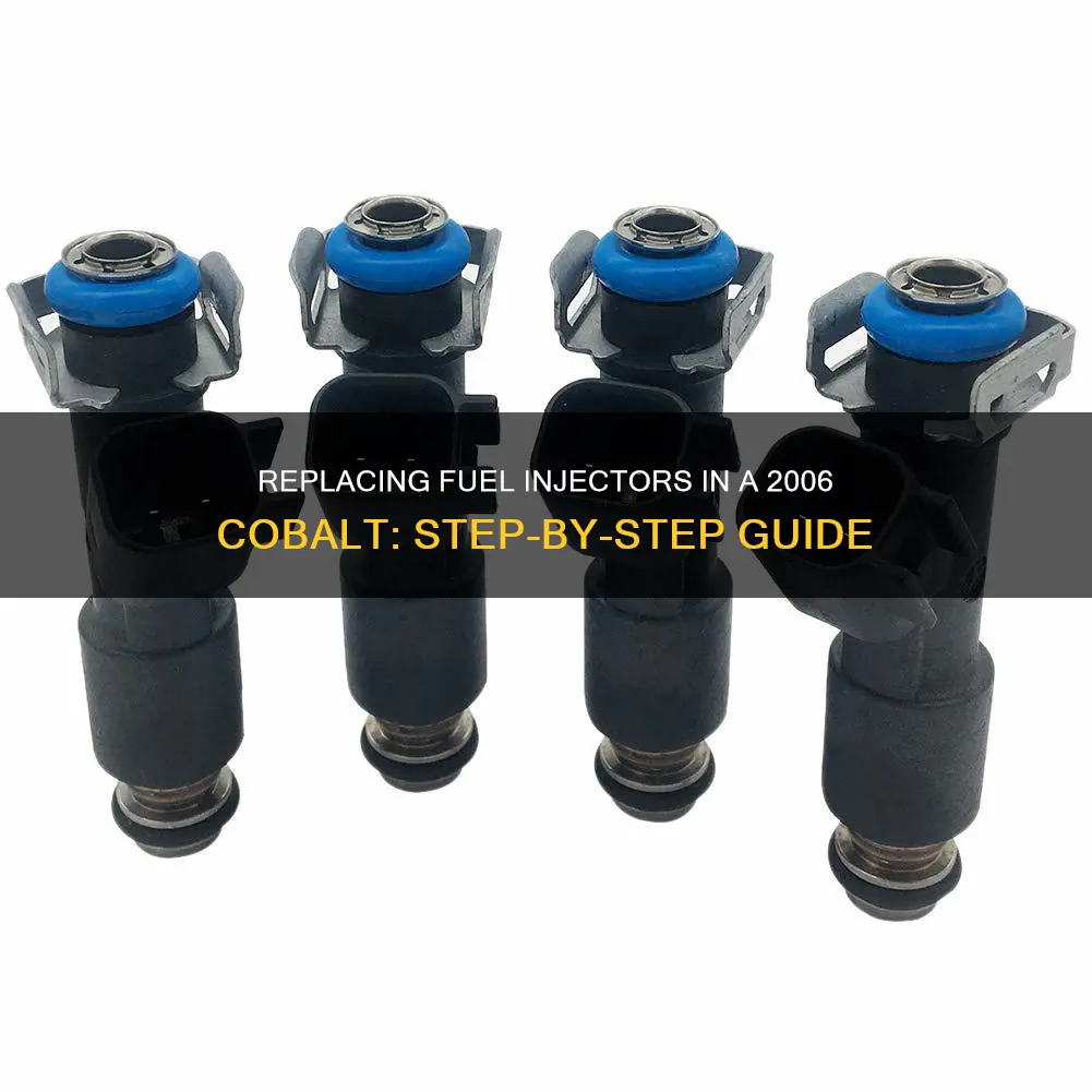 how to change a fuel injector in 2006 cobalt