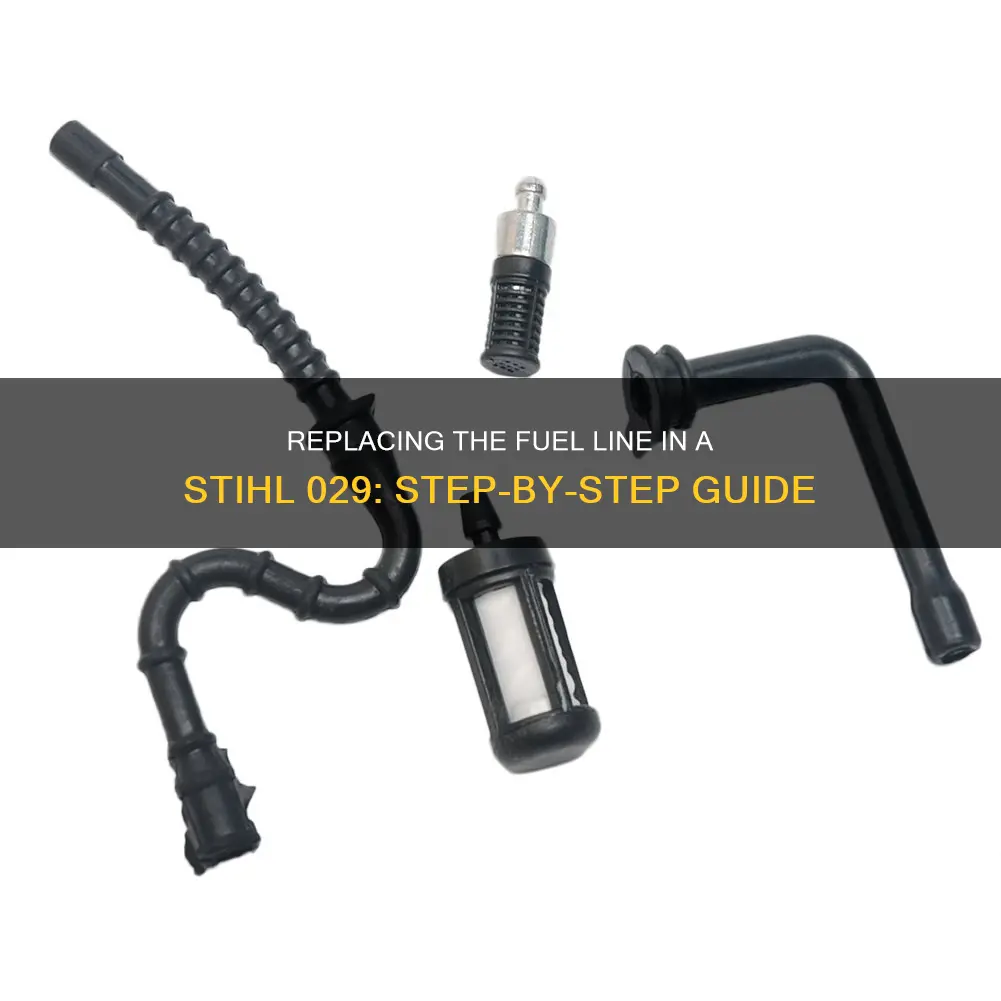 how to change a fuel line stihl 029