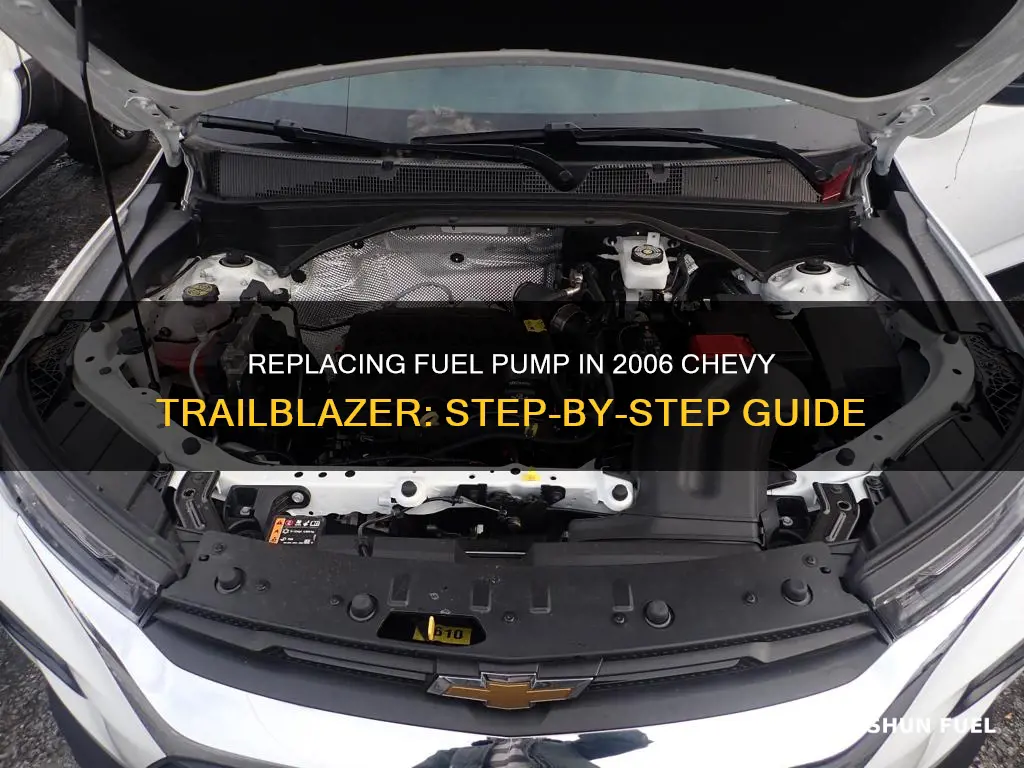 how to change a fuel pump 2006 chevy trail blazer