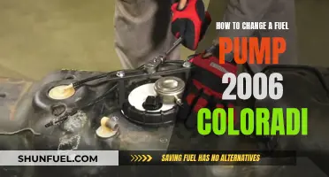 Replacing Fuel Pump in 2006 Colorado: Step-by-Step Guide