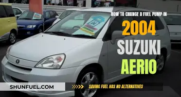 Replacing Fuel Pump in Suzuki Aerio: Step-by-Step Guide