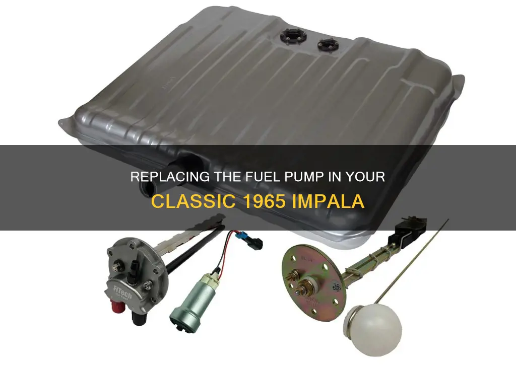 how to change a fuel pump in a 1965 impala