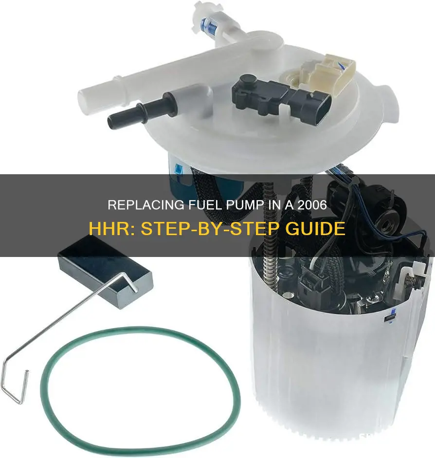 how to change a fuel pump in a 2006 hhr