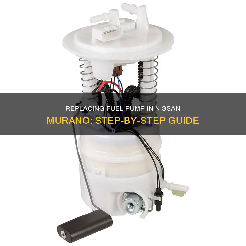 how to change a fuel pump in a nissan murano