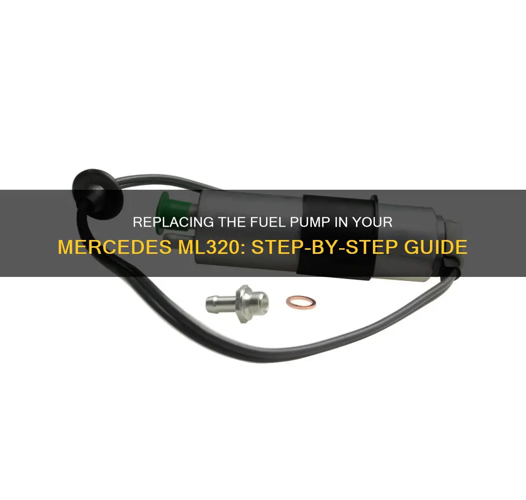 how to change a fuel pump mercedes ml320