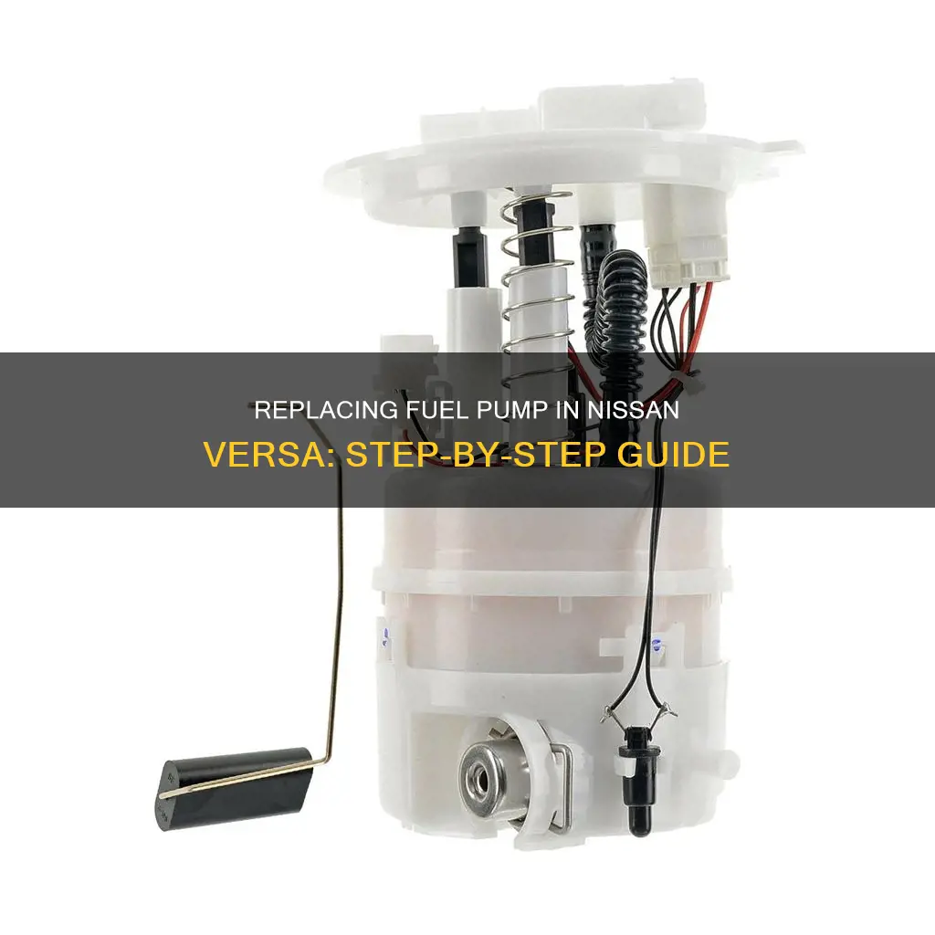 how to change a fuel pump nissan versa