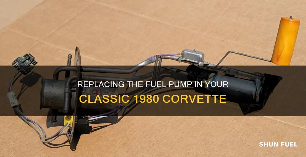 how to change a fuel pump on 1980 corvette