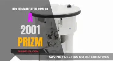 Replacing the Fuel Pump in a 2001 Prizm: Step-by-Step Guide