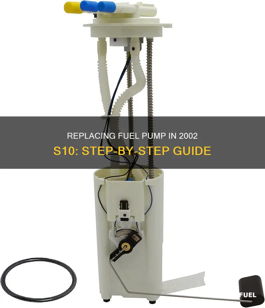 how to change a fuel pump on a 2002 s10