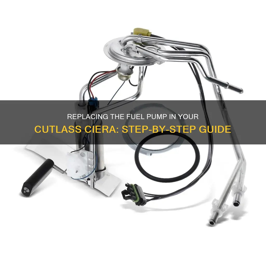 how to change a fuel pump on a cutlass ciera