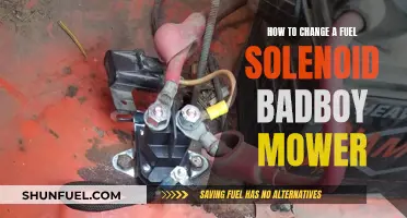 Troubleshooting Bad Boy Mower: Replacing Fuel Solenoid