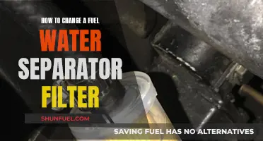 Replacing Fuel Water Separator Filter: Step-by-Step Guide