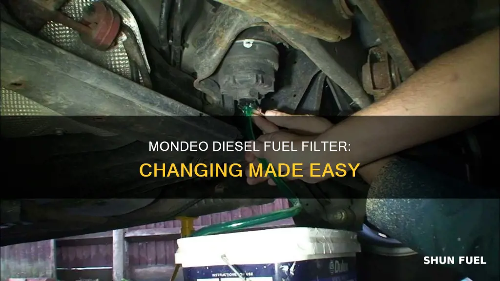 how to change a mondeo diesel fuel filter