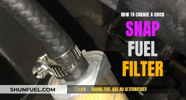 Quick Snap Fuel Filter: Easy Replacement Steps