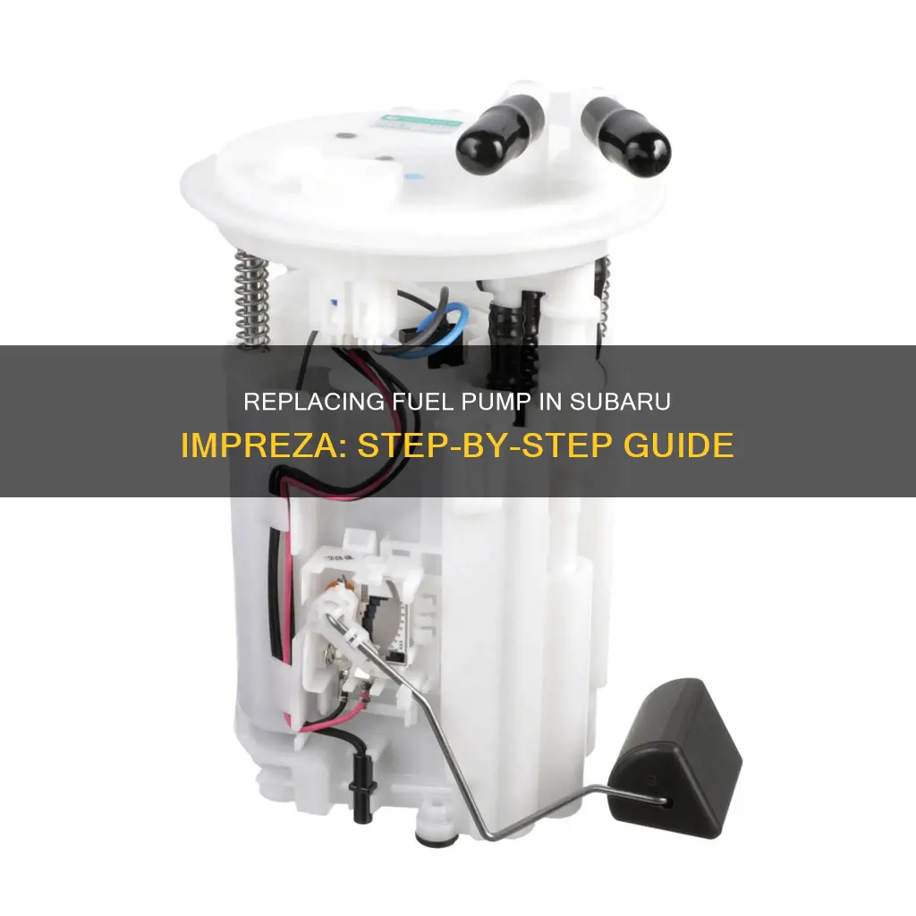 how to change a subaru impreza fuel pump