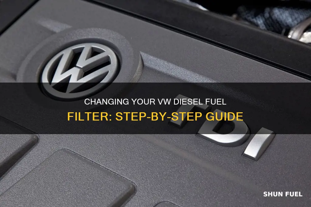 how to change a vw diesel fuel filter