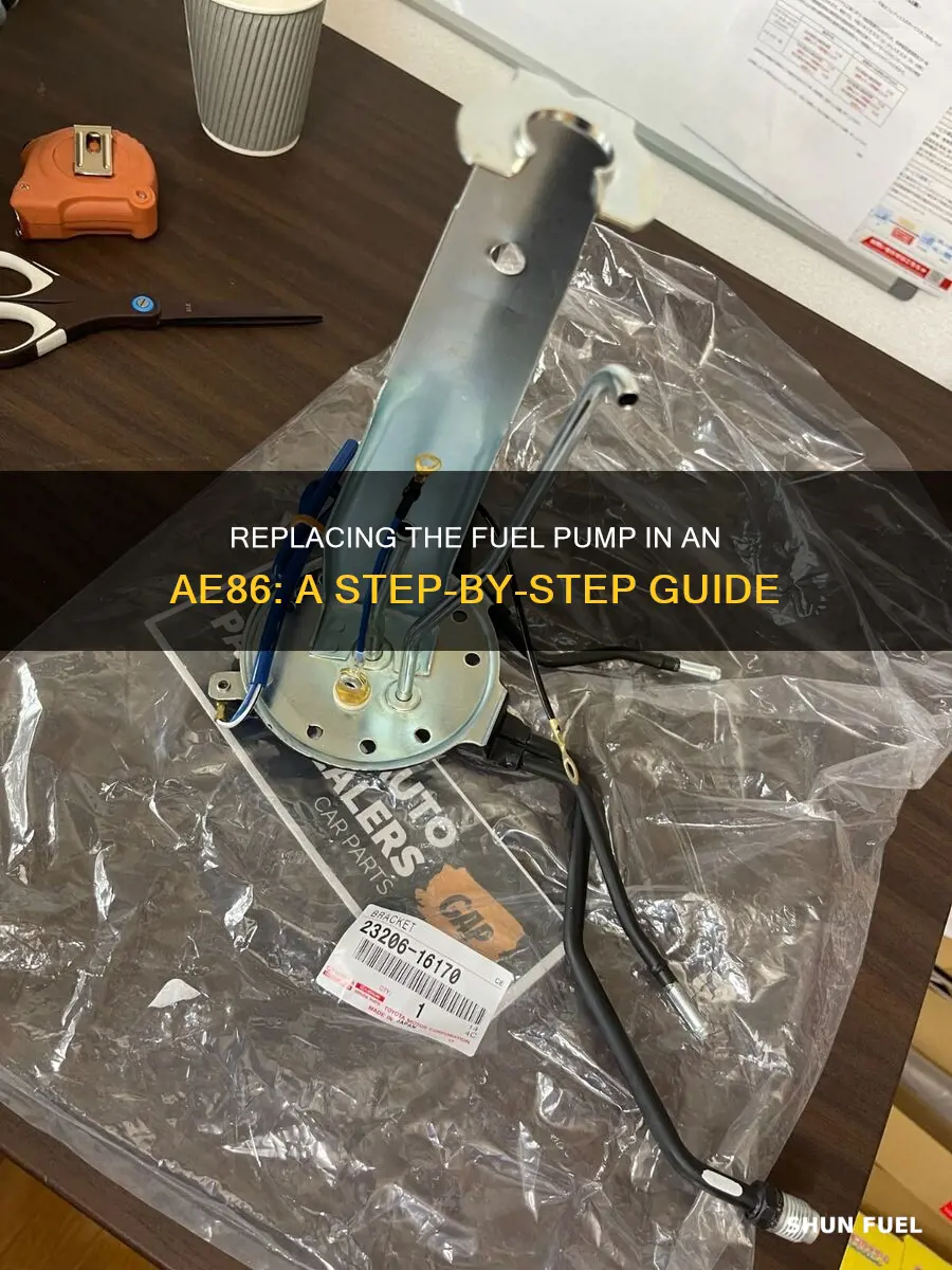 how to change ae86 fuel pump