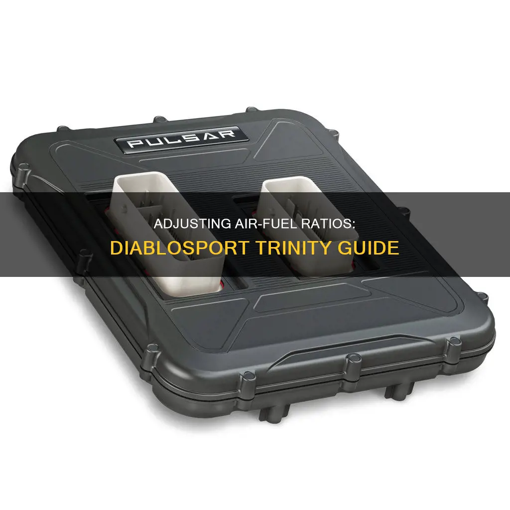 how to change air fuel ratio diablosport trinity