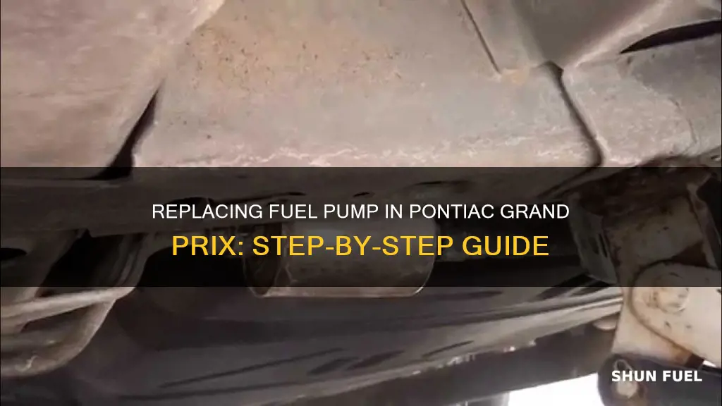 how to change an 05 pontiac grand prix fuel pump