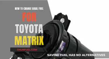 Replacing Axial Fuel in Toyota Matrix: Step-by-Step Guide