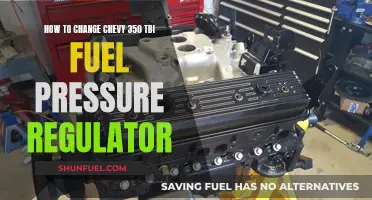 Adjusting Fuel Pressure Regulators in Chevy 350 TBI Engines