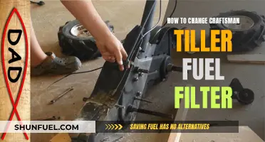 Craftsman Tiller Fuel Filter: Steps for Replacement