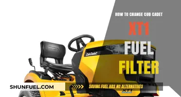 Changing the Fuel Filter in Your Cub Cadet XT1: Step-by-Step Guide